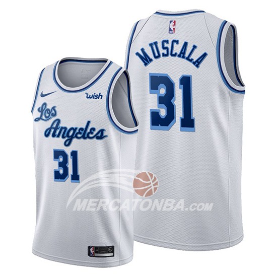 Maglia Los Angeles Lakers Mike Muscala Classic Edition 2019-20 Bianco